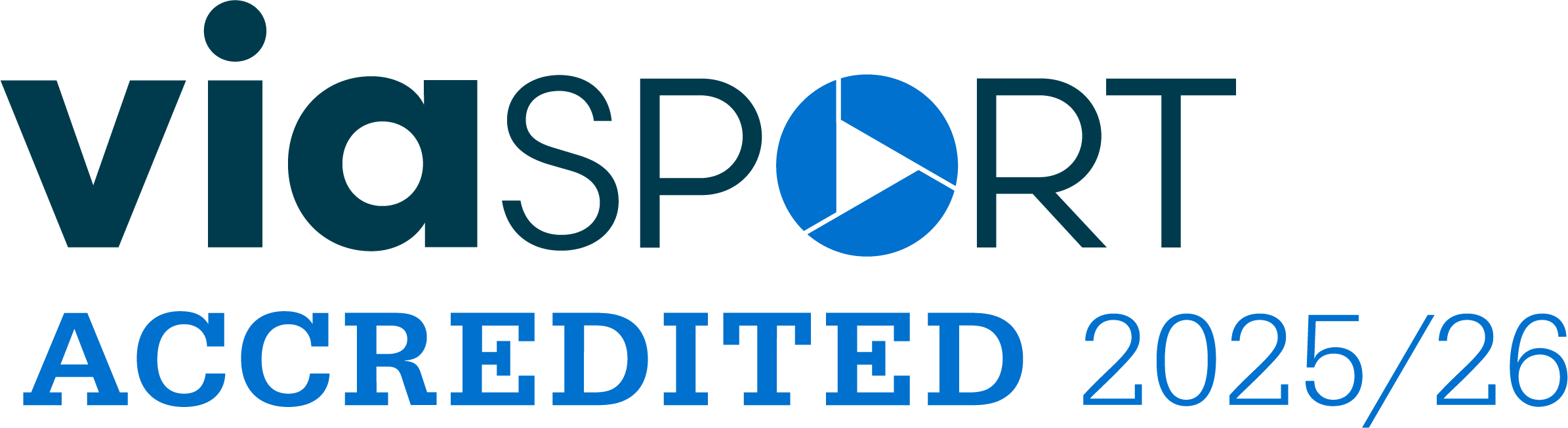 VIAsport accredited 2025/26