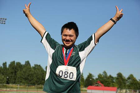 Special Olympics BC athletics medallist